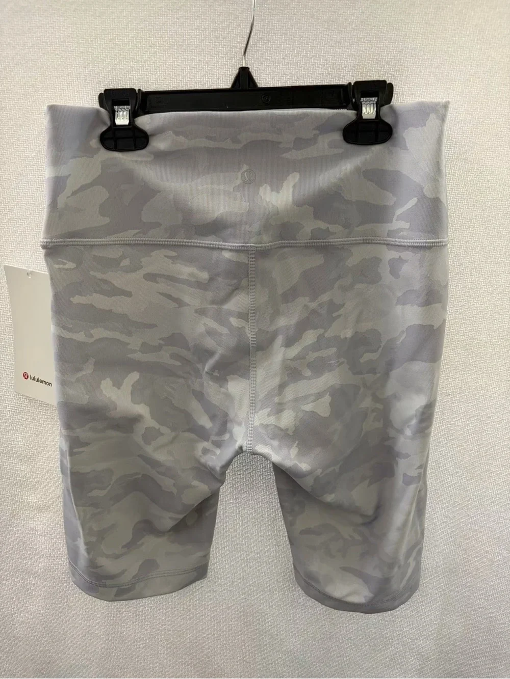 lululemon athletica Gray Camo Bike Shorts